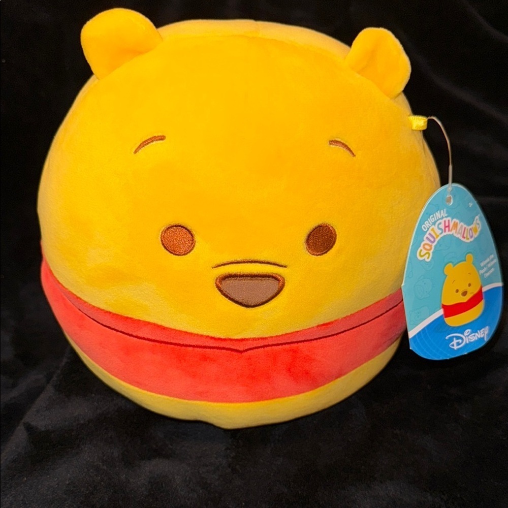 Disney Winnie the Pooh Yellow and Red Stuffed Animal